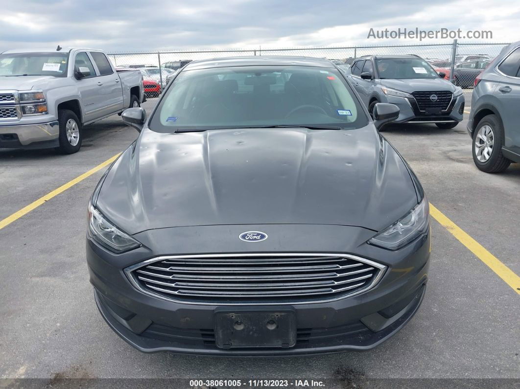 2018 Ford Fusion Se Серый vin: 3FA6P0HD6JR199723