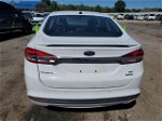 2018 Ford Fusion Se White vin: 3FA6P0HD6JR220120