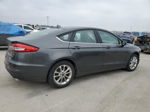 2019 Ford Fusion Se Gray vin: 3FA6P0HD6KR246881