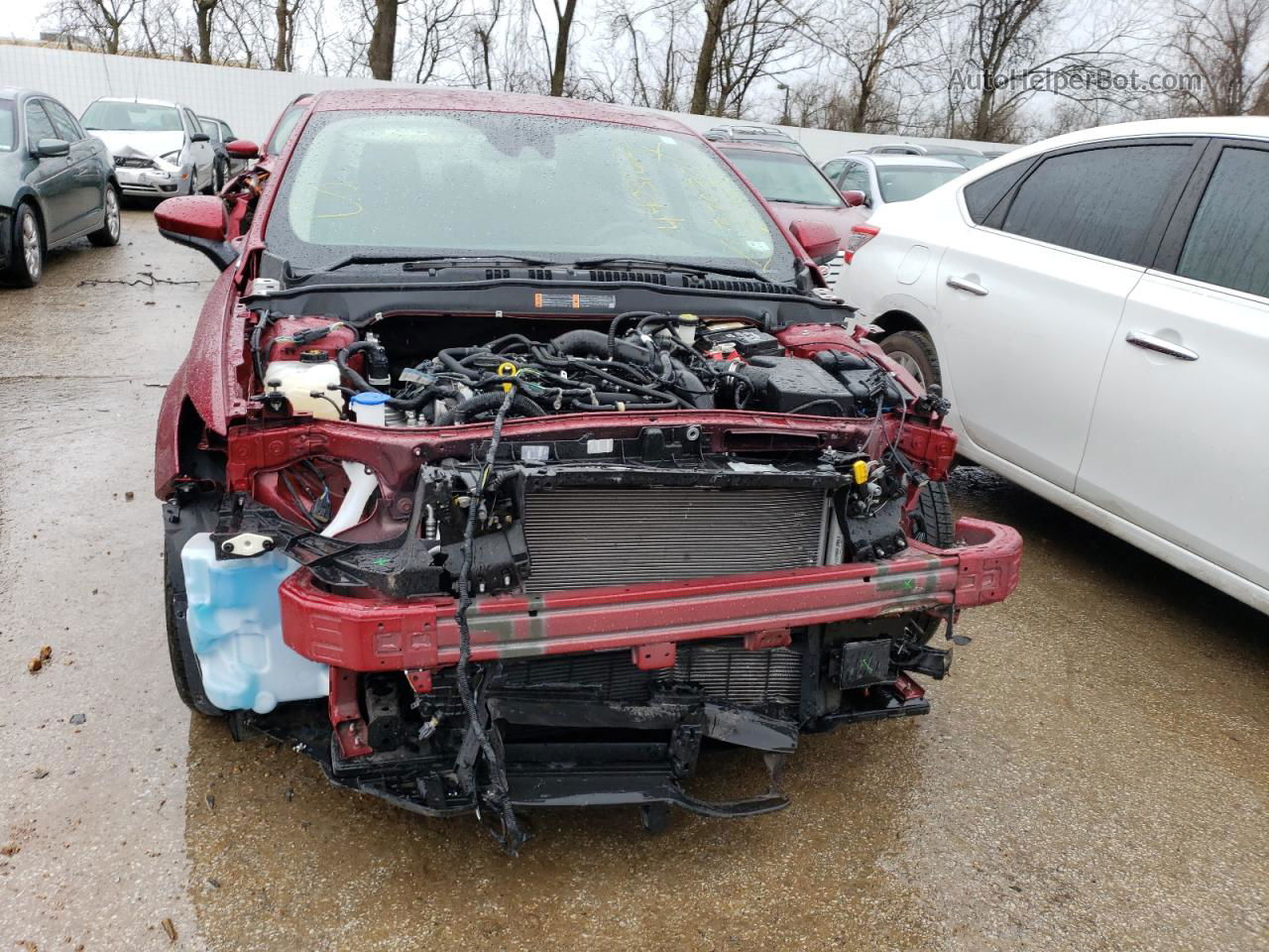 2019 Ford Fusion Se Brown vin: 3FA6P0HD6KR250865