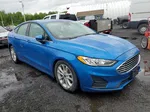 2020 Ford Fusion Se Blue vin: 3FA6P0HD6LR157944