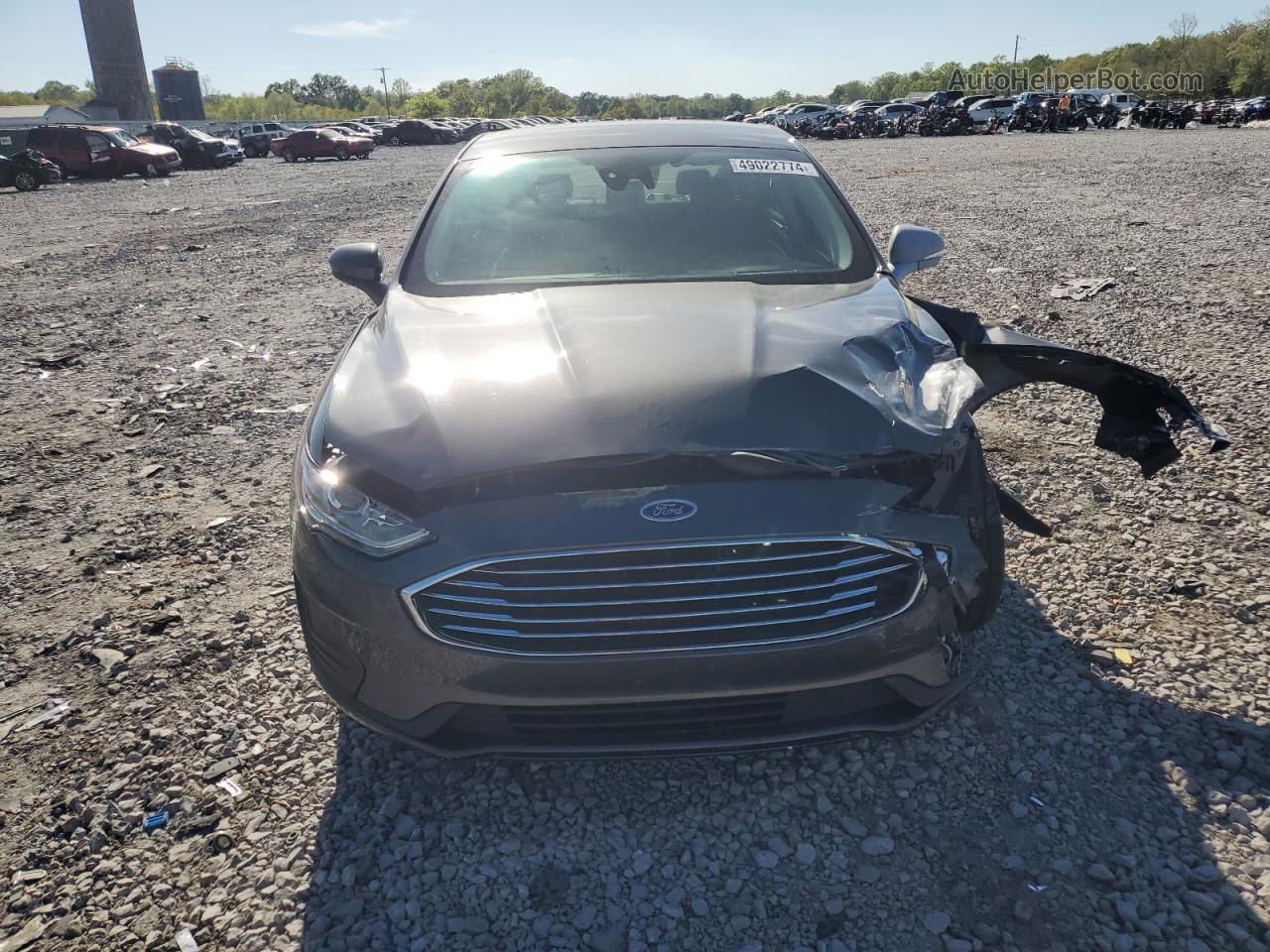 2020 Ford Fusion Se Silver vin: 3FA6P0HD6LR159998