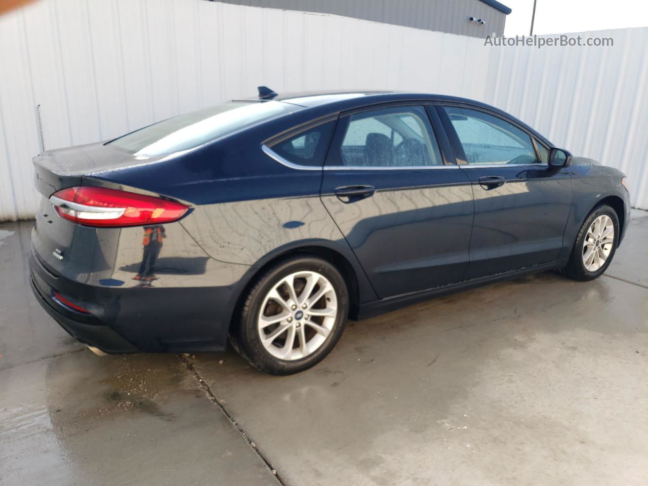 2020 Ford Fusion Se Blue vin: 3FA6P0HD6LR179605