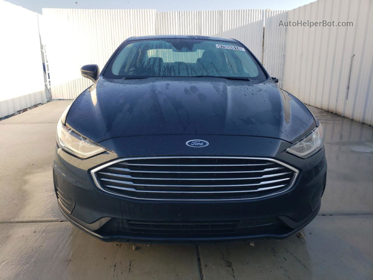 2020 Ford Fusion Se Blue vin: 3FA6P0HD6LR179605