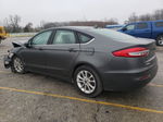 2020 Ford Fusion Se Gray vin: 3FA6P0HD6LR223621