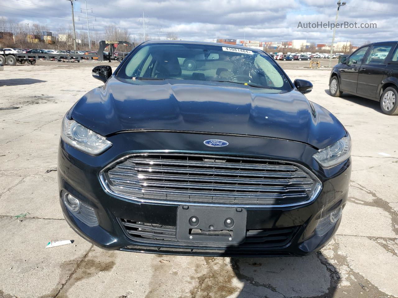 2014 Ford Fusion Se Черный vin: 3FA6P0HD7ER102910