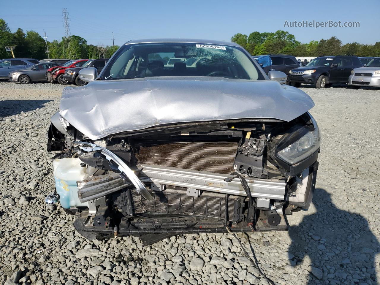 2014 Ford Fusion Se Silver vin: 3FA6P0HD7ER139942