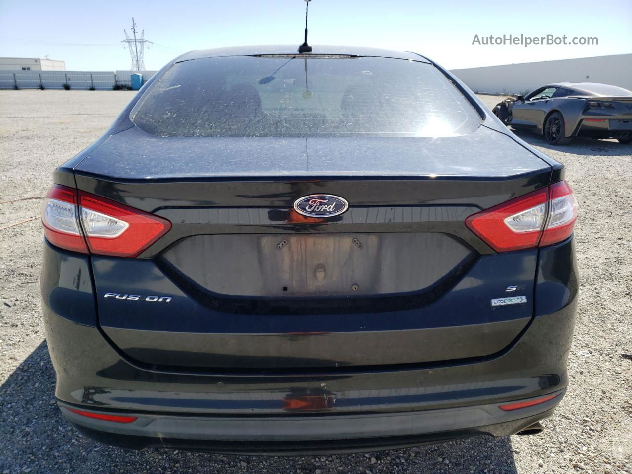 2014 Ford Fusion Se Черный vin: 3FA6P0HD7ER221766