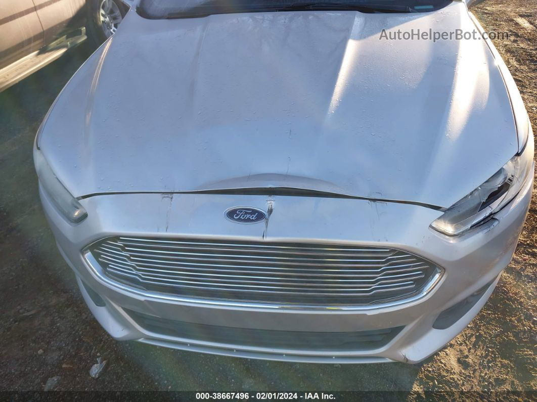 2014 Ford Fusion Se Gray vin: 3FA6P0HD7ER225848