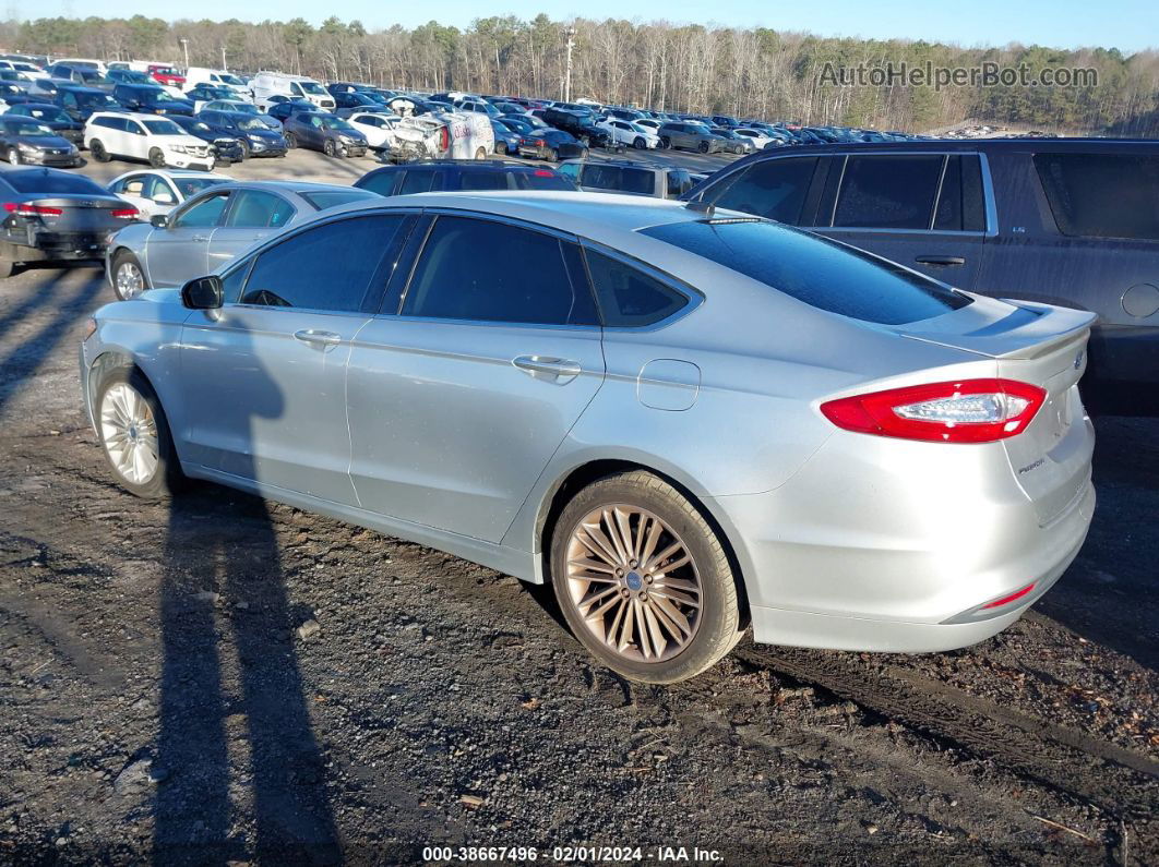 2014 Ford Fusion Se Gray vin: 3FA6P0HD7ER225848