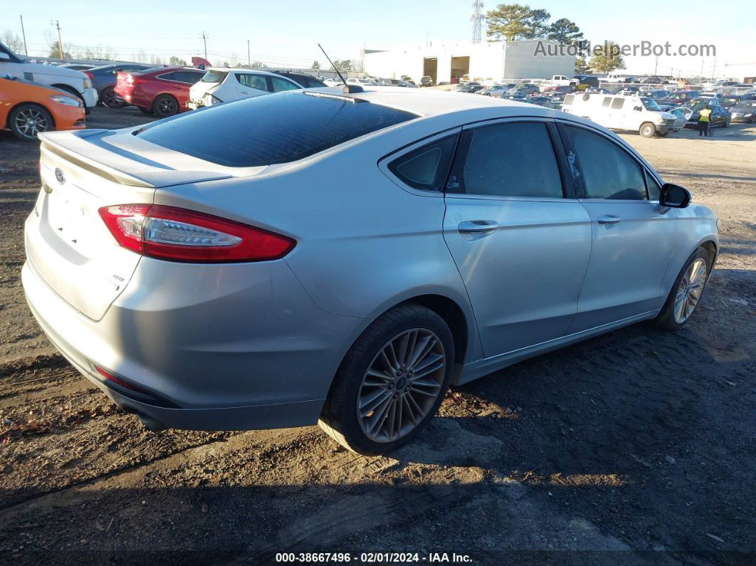 2014 Ford Fusion Se Gray vin: 3FA6P0HD7ER225848