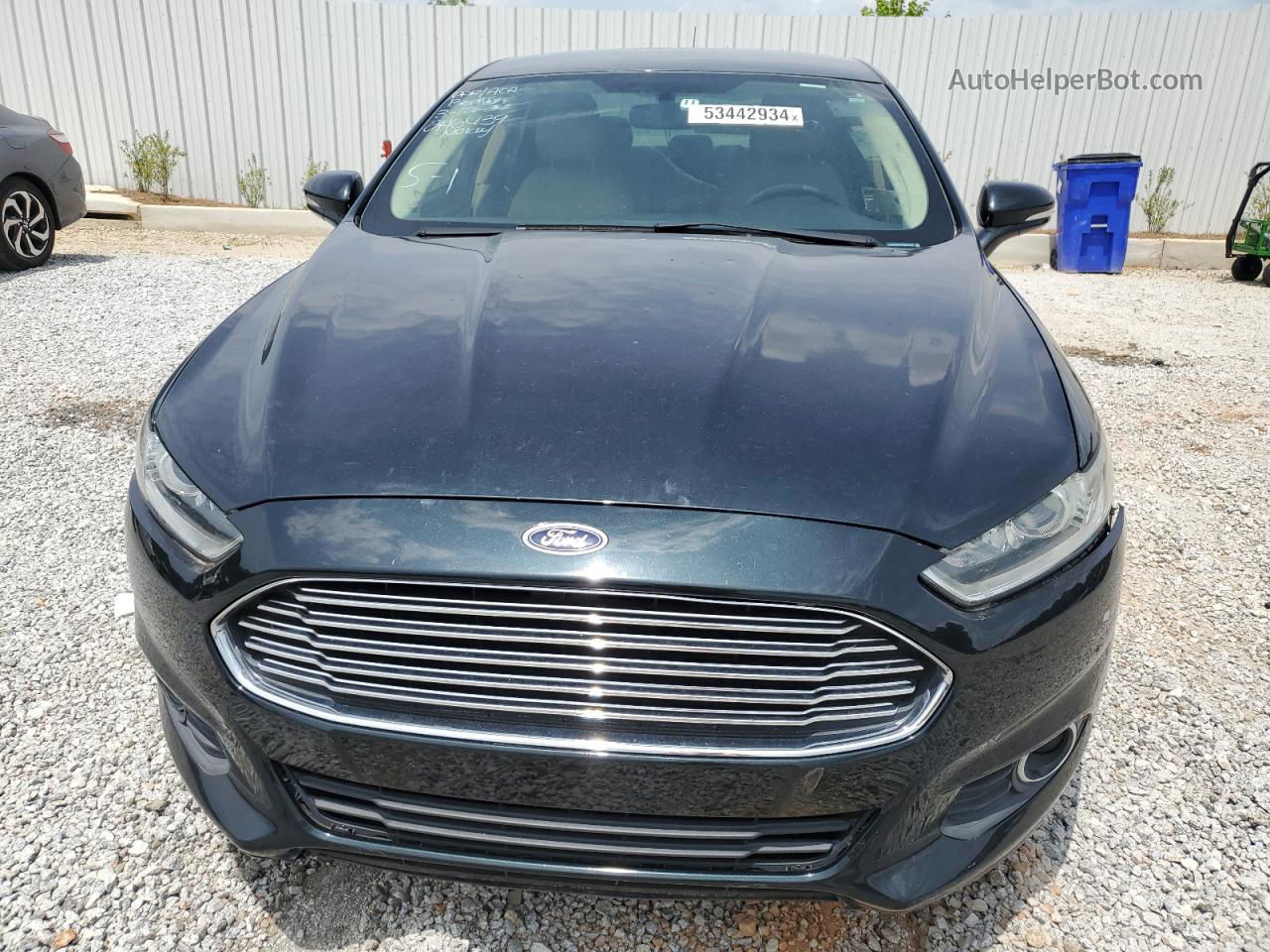 2014 Ford Fusion Se Black vin: 3FA6P0HD7ER246439