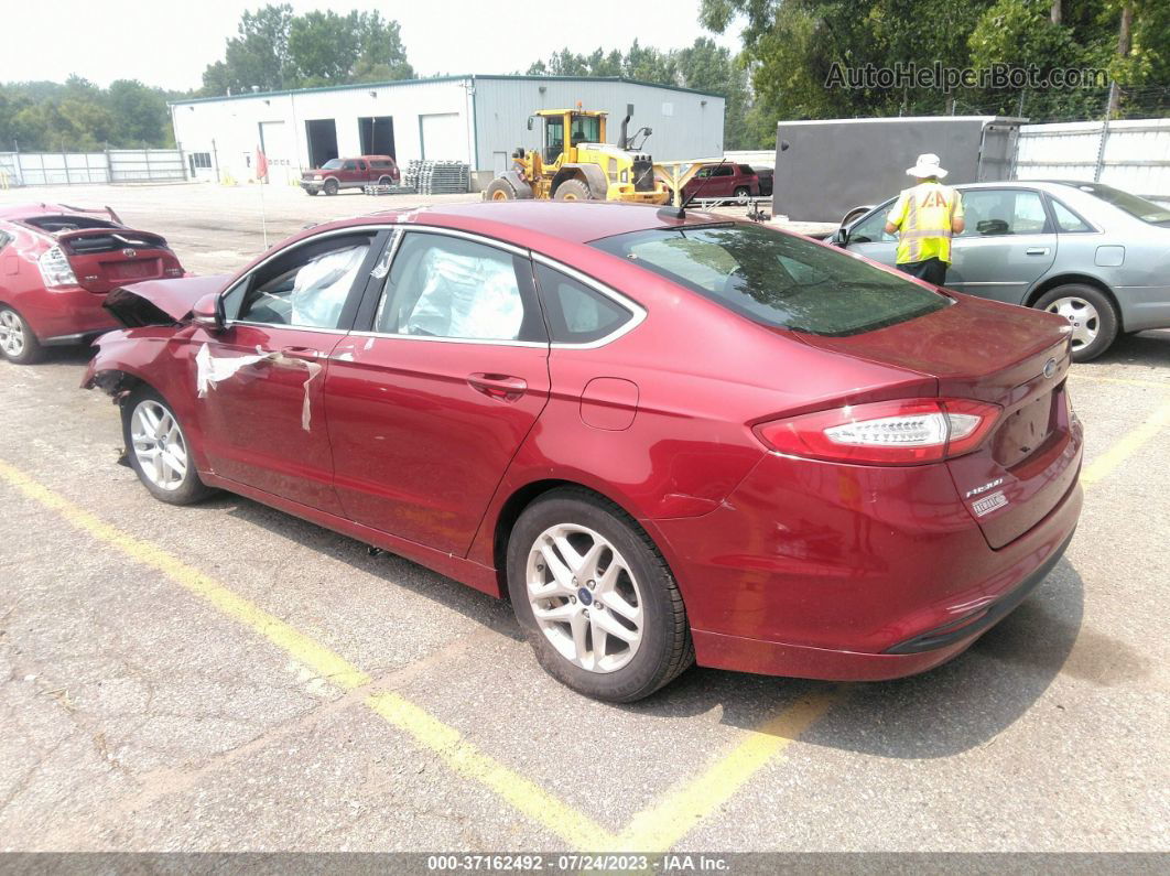 2014 Ford Fusion Se Красный vin: 3FA6P0HD7ER389407