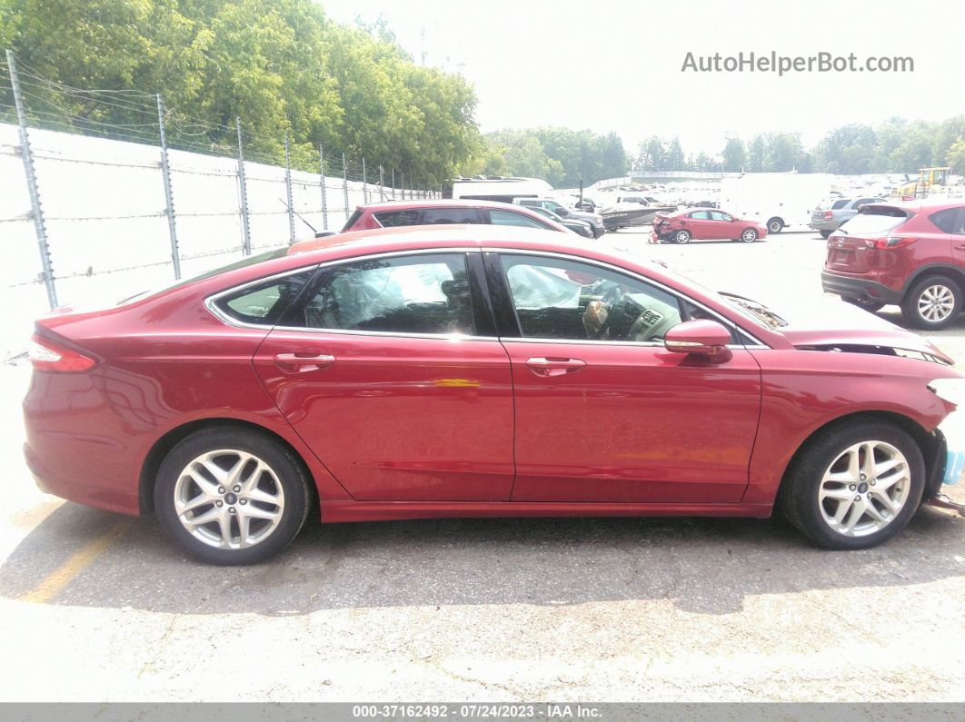 2014 Ford Fusion Se Красный vin: 3FA6P0HD7ER389407