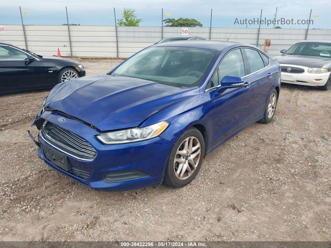 2015 Ford Fusion Se Blue vin: 3FA6P0HD7FR210459