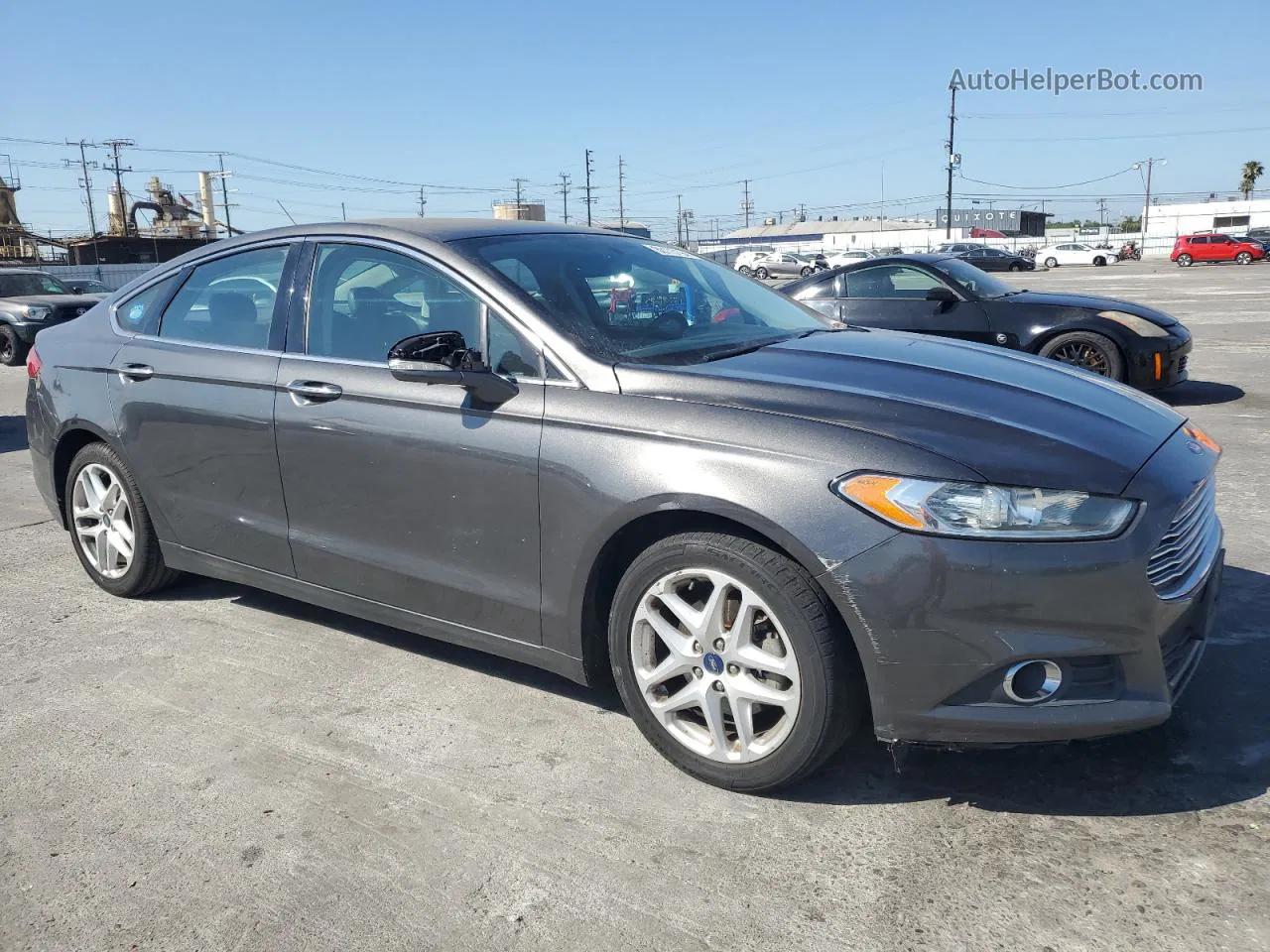 2015 Ford Fusion Se Charcoal vin: 3FA6P0HD7FR305751