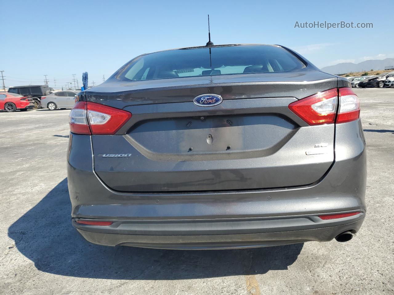 2015 Ford Fusion Se Charcoal vin: 3FA6P0HD7FR305751