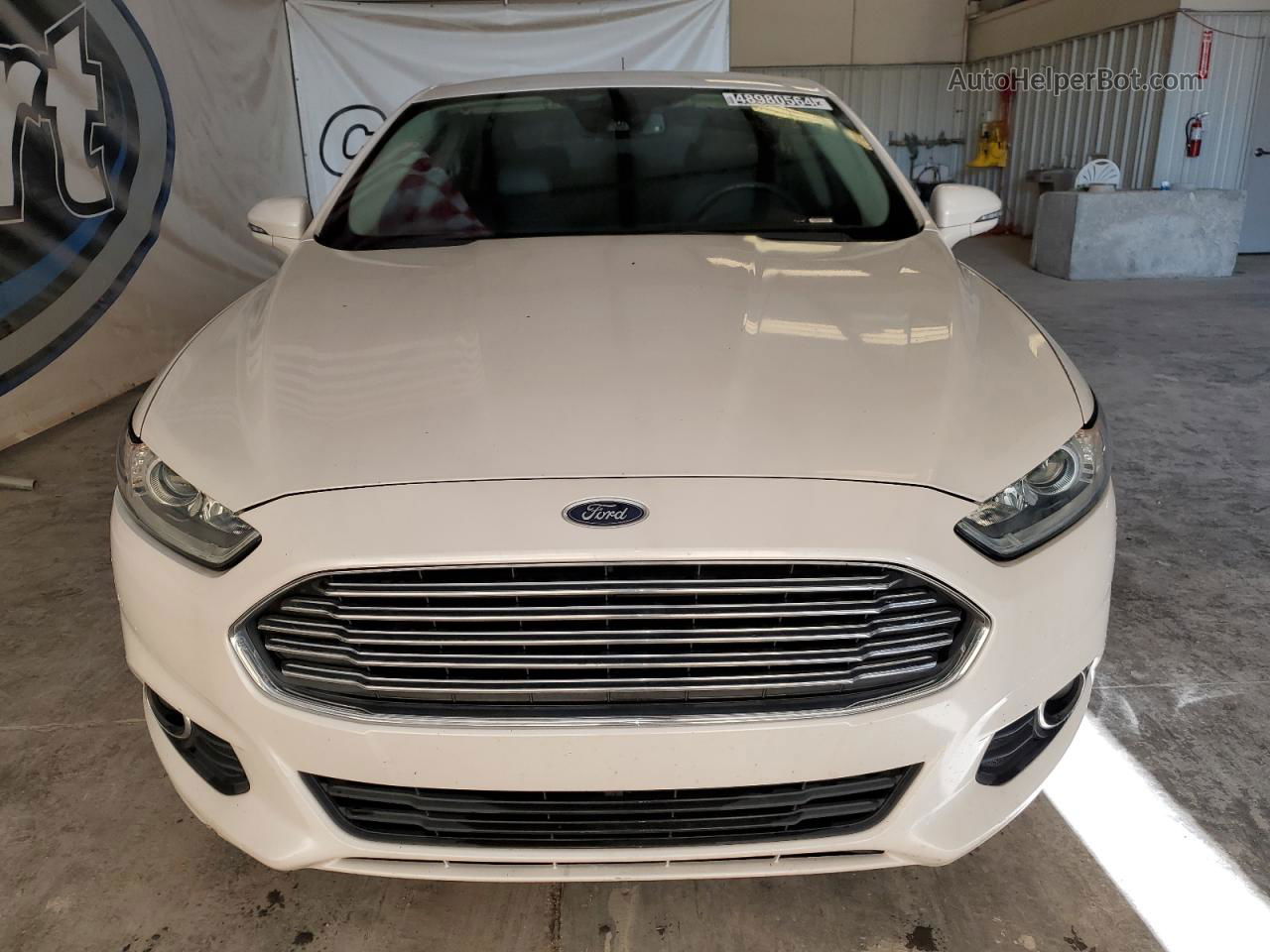 2016 Ford Fusion Se White vin: 3FA6P0HD7GR110511