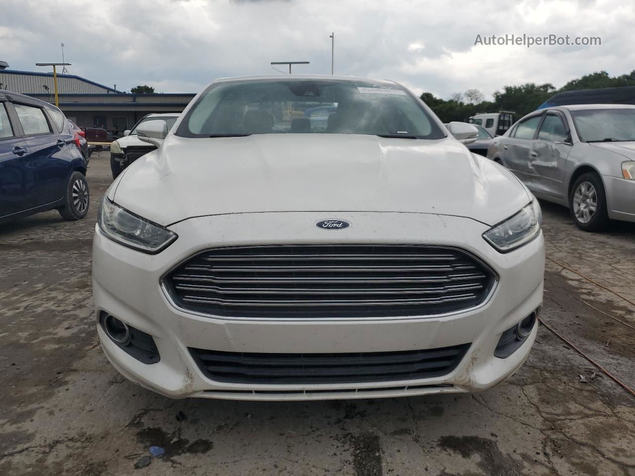 2016 Ford Fusion Se Белый vin: 3FA6P0HD7GR110511