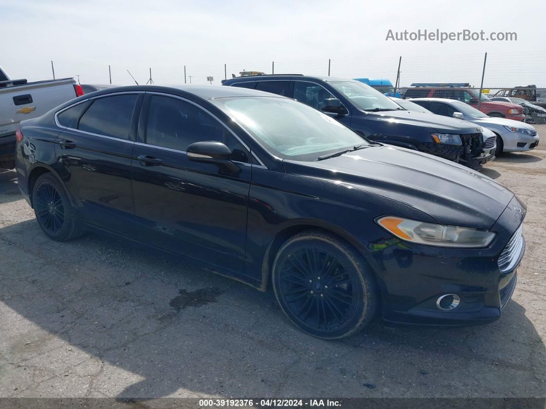 2016 Ford Fusion Se Черный vin: 3FA6P0HD7GR112596