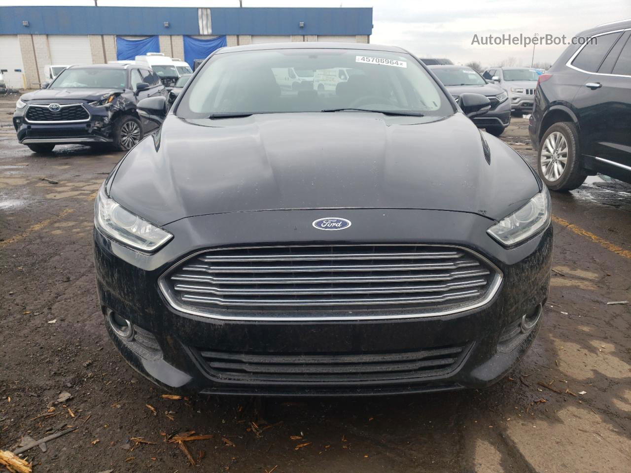 2016 Ford Fusion Se Black vin: 3FA6P0HD7GR379284