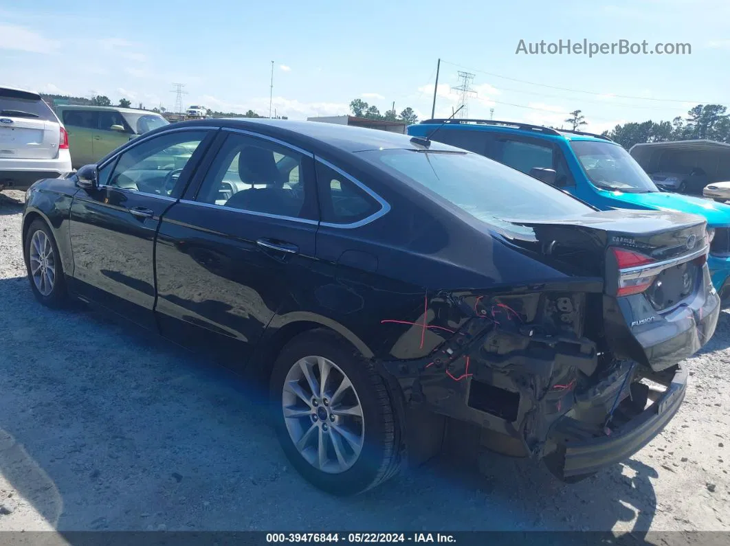 2017 Ford Fusion Se Black vin: 3FA6P0HD7HR116262