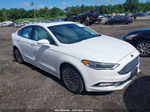 2017 Ford Fusion Se White vin: 3FA6P0HD7HR165767