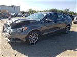 2017 Ford Fusion Se Gray vin: 3FA6P0HD7HR228186