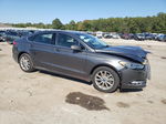 2017 Ford Fusion Se Gray vin: 3FA6P0HD7HR228186