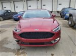 2017 Ford Fusion Se Red vin: 3FA6P0HD7HR253444