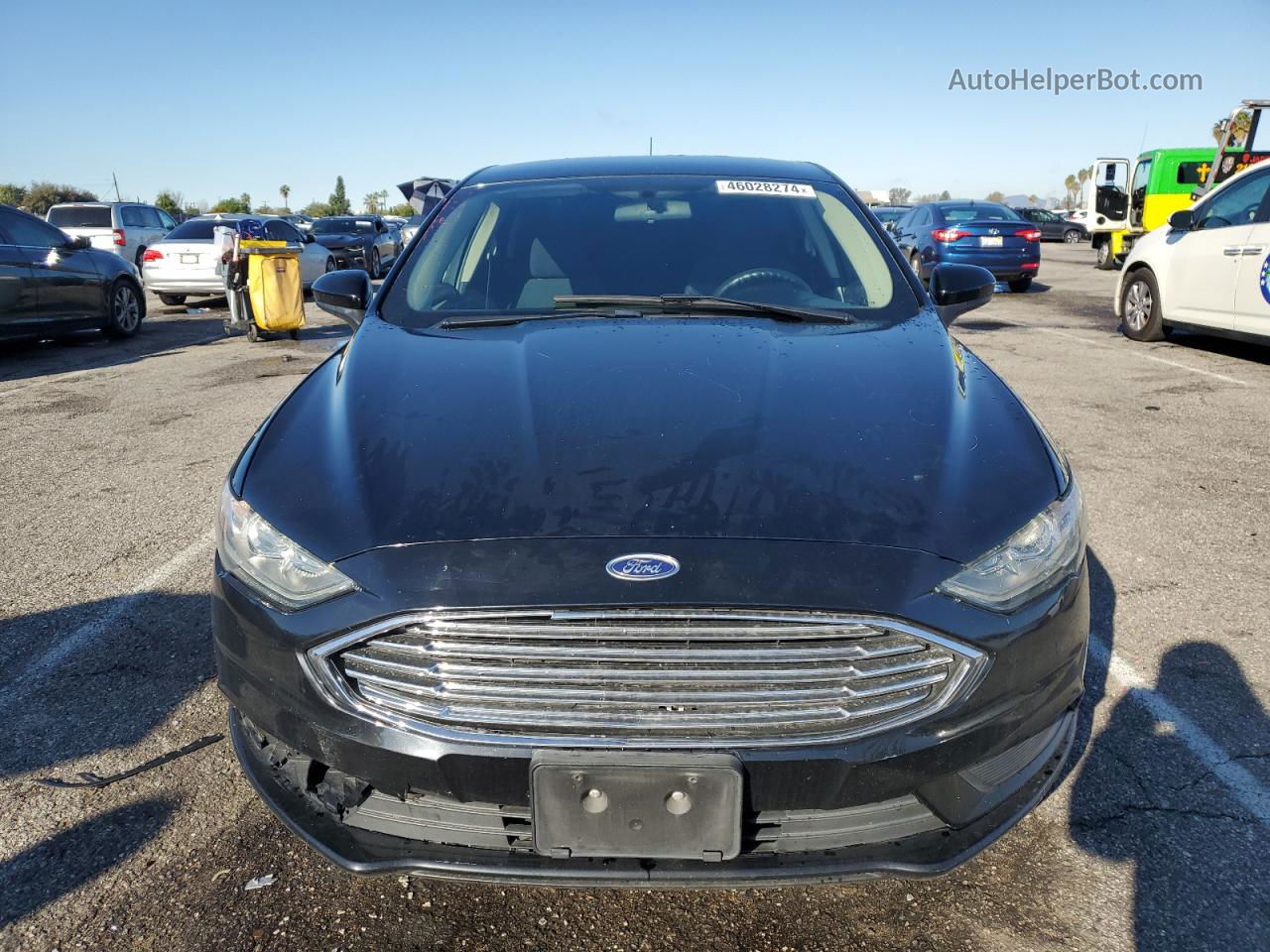 2017 Ford Fusion Se Black vin: 3FA6P0HD7HR306045