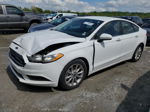 2017 Ford Fusion Se White vin: 3FA6P0HD7HR307034