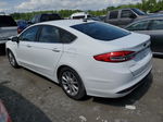 2017 Ford Fusion Se White vin: 3FA6P0HD7HR307034