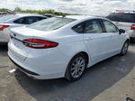 2017 Ford Fusion Se White vin: 3FA6P0HD7HR307034