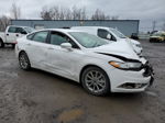 2017 Ford Fusion Se White vin: 3FA6P0HD7HR414195