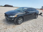 2018 Ford Fusion Se Black vin: 3FA6P0HD7JR180551