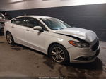 2018 Ford Fusion Se White vin: 3FA6P0HD7JR275725