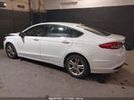 2018 Ford Fusion Se White vin: 3FA6P0HD7JR275725