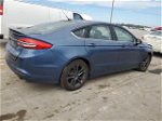 2018 Ford Fusion Se Синий vin: 3FA6P0HD7JR283498