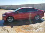 2019 Ford Fusion Se Maroon vin: 3FA6P0HD7KR135286