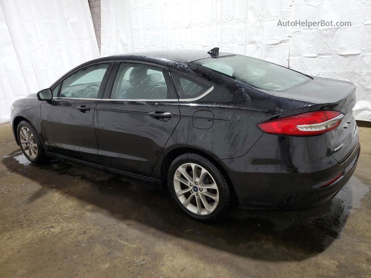 2019 Ford Fusion Se Черный vin: 3FA6P0HD7KR203411