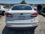 2019 Ford Fusion Se White vin: 3FA6P0HD7KR203943