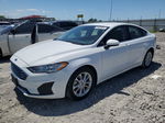 2019 Ford Fusion Se White vin: 3FA6P0HD7KR203943