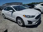 2019 Ford Fusion Se White vin: 3FA6P0HD7KR203943