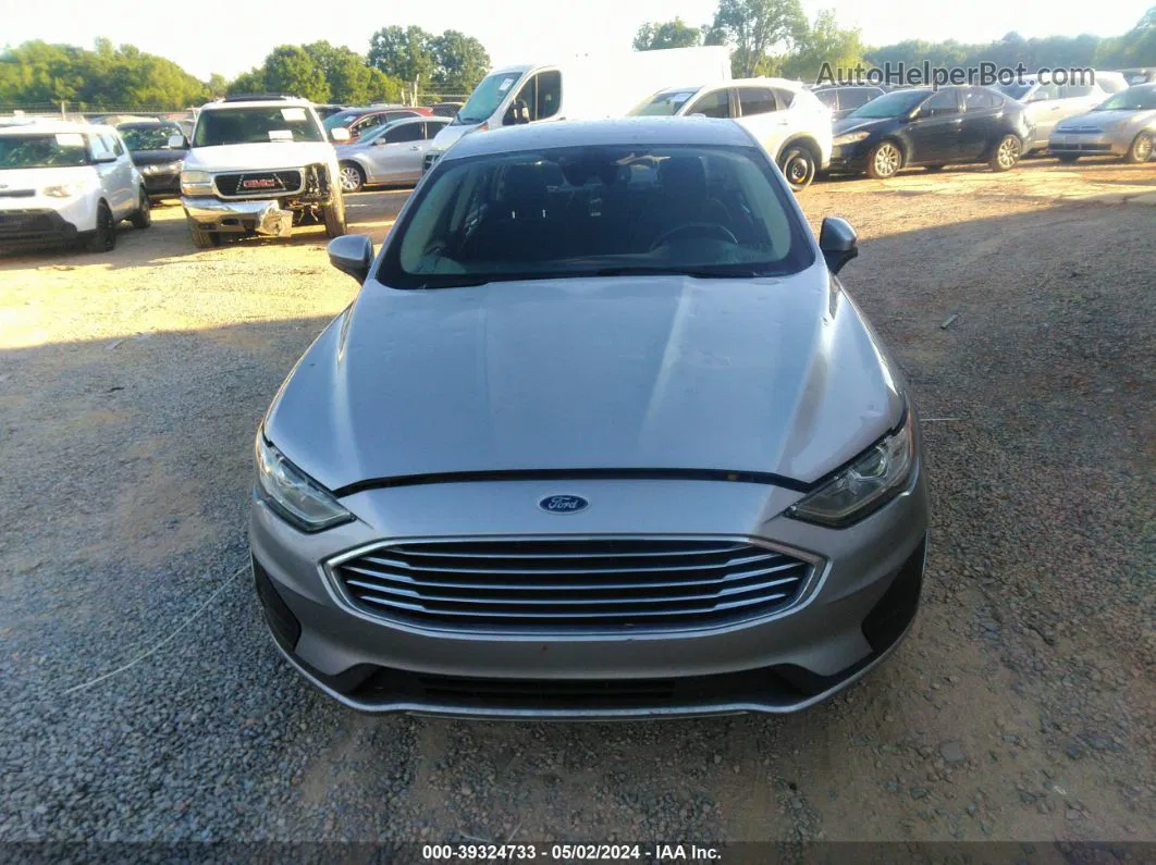 2020 Ford Fusion Se Silver vin: 3FA6P0HD7LR110597