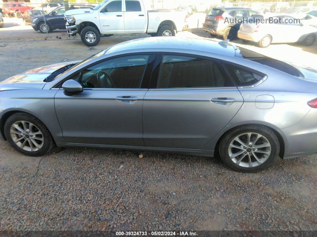 2020 Ford Fusion Se Silver vin: 3FA6P0HD7LR110597