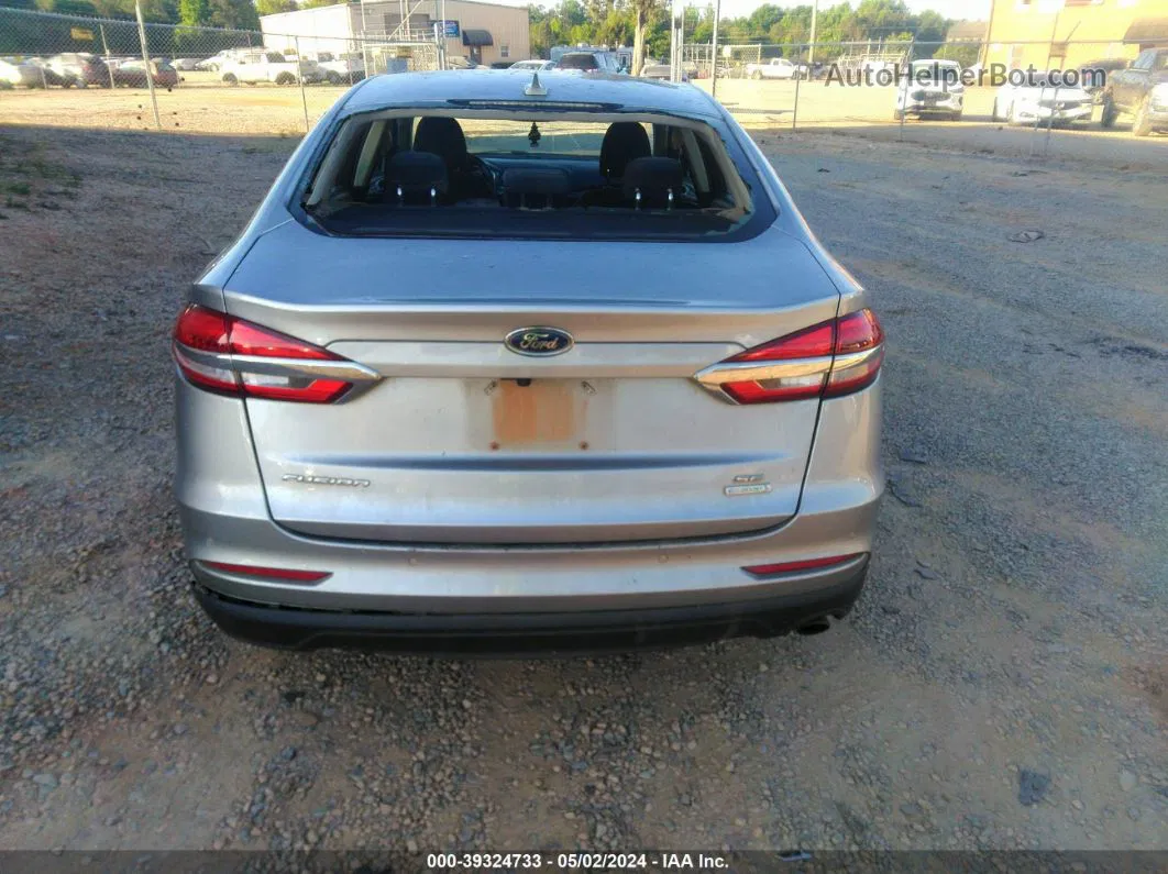 2020 Ford Fusion Se Silver vin: 3FA6P0HD7LR110597