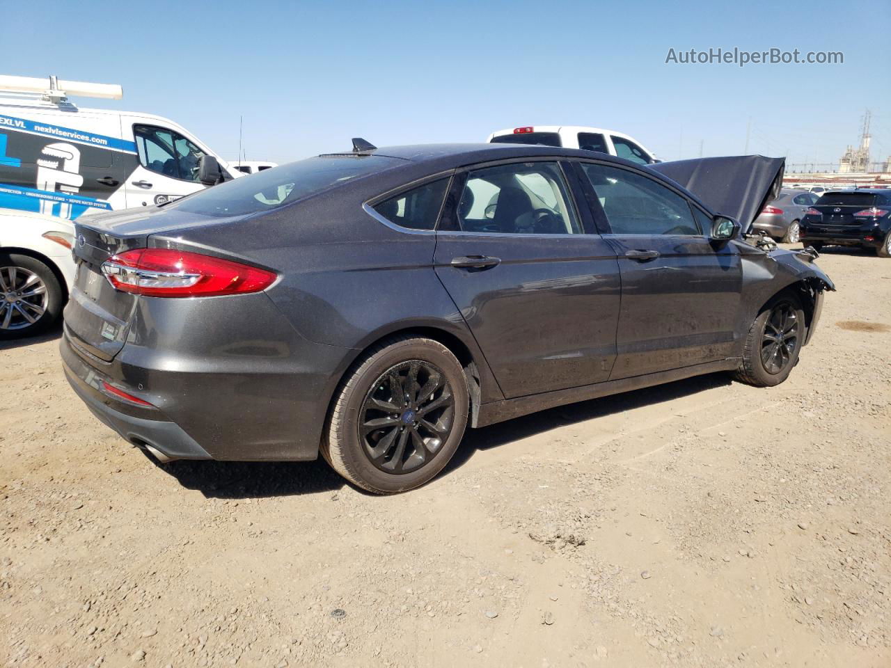 2020 Ford Fusion Se Угольный vin: 3FA6P0HD7LR119350