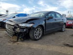 2020 Ford Fusion Se Gray vin: 3FA6P0HD7LR122989