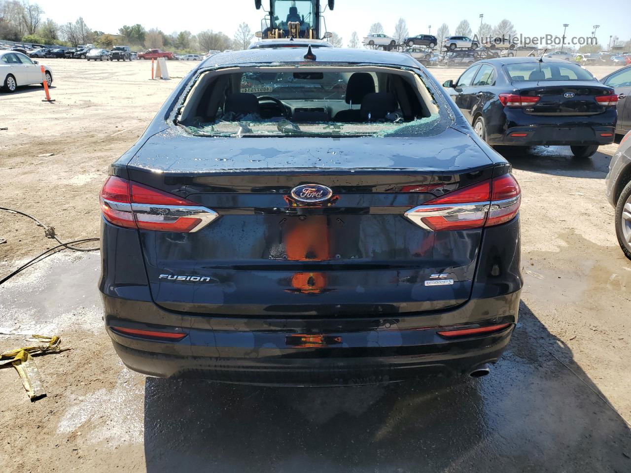 2020 Ford Fusion Se Black vin: 3FA6P0HD7LR126430